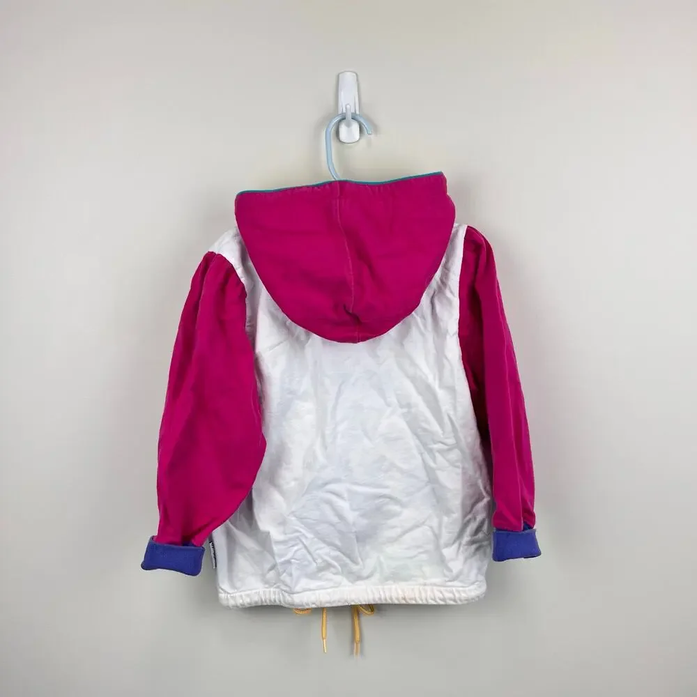 Vintage Gymboree Color Block Tulip Hoodie Sweatshirt 4-5